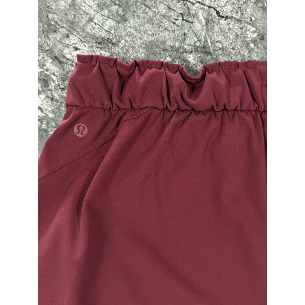 Lululemon Womens Stretch High-Rise Jogger Full Length Athleisure Red Merlot 12 - Picture 12 of 15